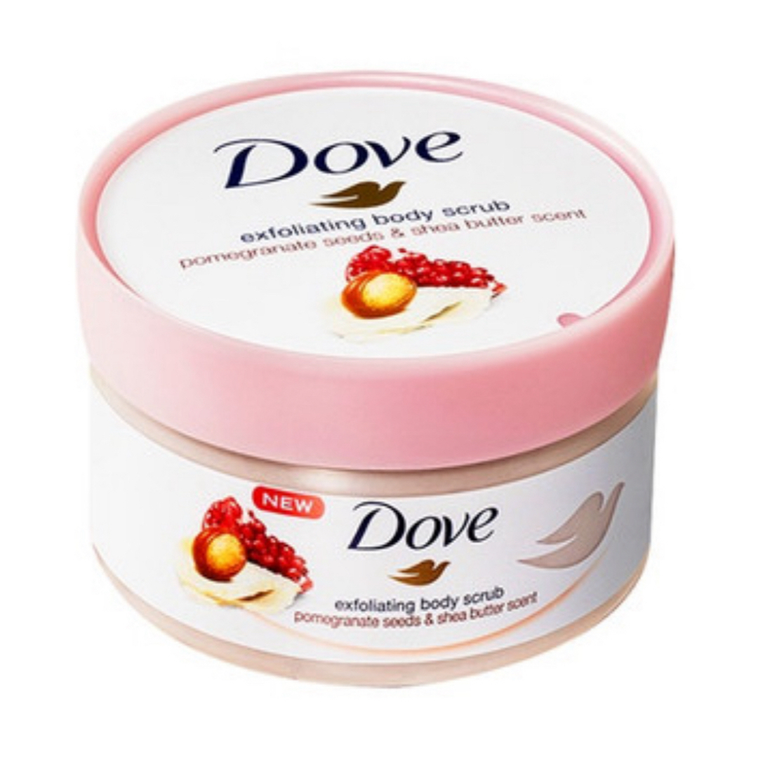 Dove（Unilever）(ダヴ)のdove クリーミーボディスクラブ　ザクロ&シアバター コスメ/美容のボディケア(ボディスクラブ)の商品写真