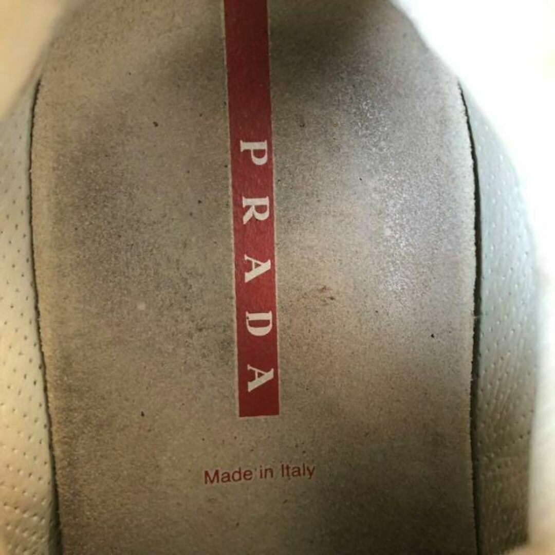 PRADA(プラダ)のPRADA　SPORTSプラダスポーツ　レザースニーカー　ホワイト白 メンズの靴/シューズ(スニーカー)の商品写真