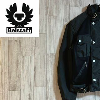 BELSTAFF - ☆BELLSTASFF ROADMASTER ノンワックスジャケット 紺/48の ...