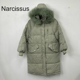 Narcissus ファー付中綿ロングコート