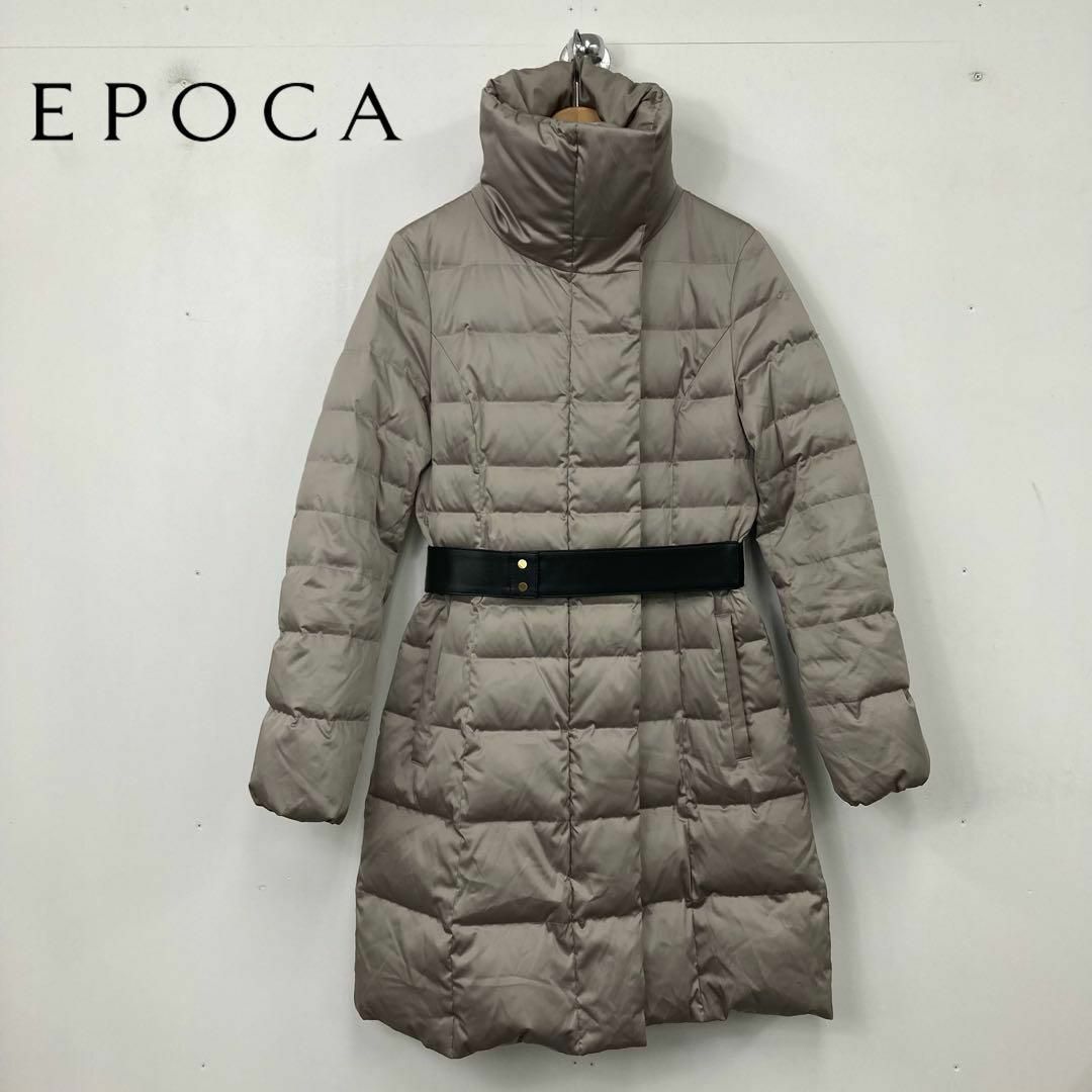 EPOCA(エポカ)のEPOCA ラスターサテンダウン ロングコート サイズLL レディースのジャケット/アウター(ロングコート)の商品写真