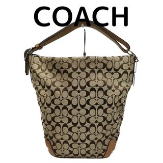 コーチ(COACH) シグネチャー ショルダーバッグ(レディース)（ブラウン