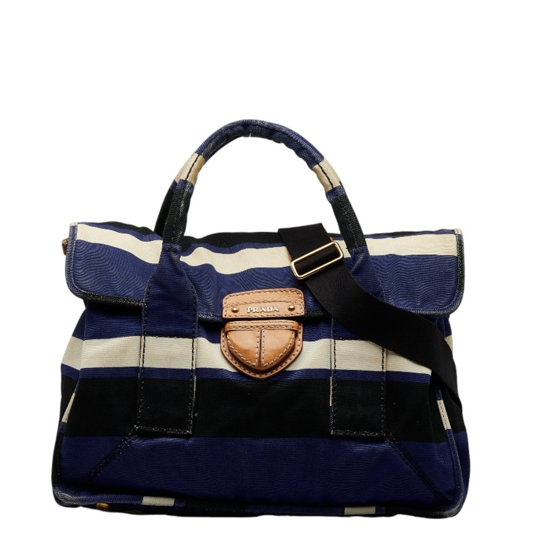 PRADA - プラダ ハンドバッグ ショルダーバッグ 2WAY キャンバス