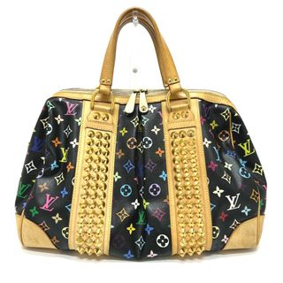 ルイヴィトン(LOUIS VUITTON)のルイヴィトン LOUIS VUITTON コートニーMM M45642 モノグラムマルチ カバン ボストンバッグ モノグラムマルチカラーキャンバス ブラック(ボストンバッグ)