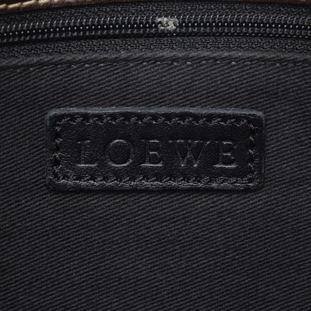 LOEWE - ロエベ アナグラム 斜め掛け ショルダーバッグ デニム レザー