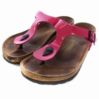 ビルケンシュトック(BIRKENSTOCK)のビルケンシュトック GIZEH EVA サンダル フラット 24cm ピンク(サンダル)