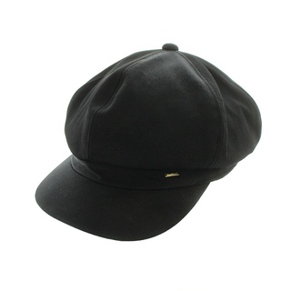 カシラ(CA4LA)のカシラ CA4LA キャスケット 帽子 黒 ブラック(キャスケット)