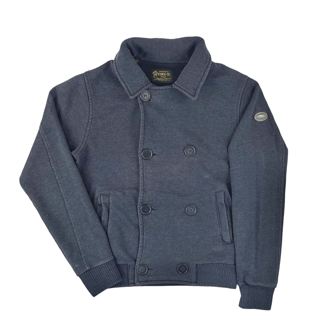 SCOTCH & SODA(スコッチアンドソーダ)の中古 SCOTCH & SODA Pコートタイプ スウェット ダブル ジャケット メンズのトップス(スウェット)の商品写真