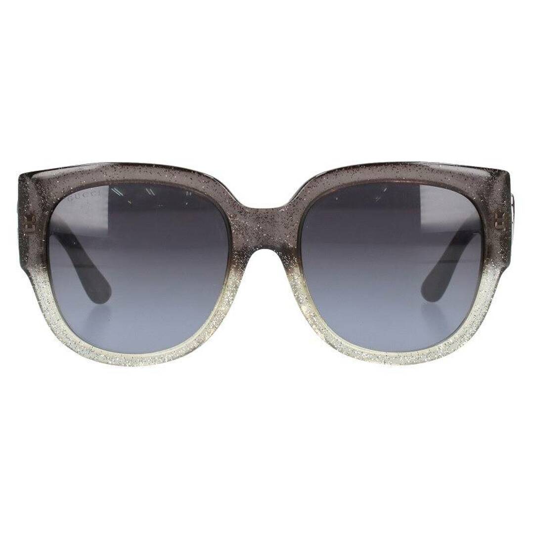 Gucci - グッチ GG3836 ビッグフレームラメサングラス メンズ 55□20の