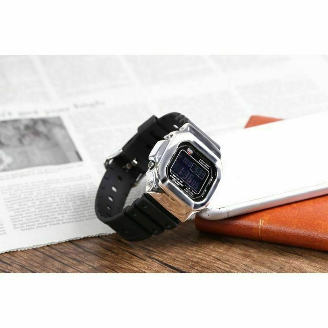 G-SHOCK - カシオ カスタムGショック シルバー925 GW-M5610 鏡面加工
