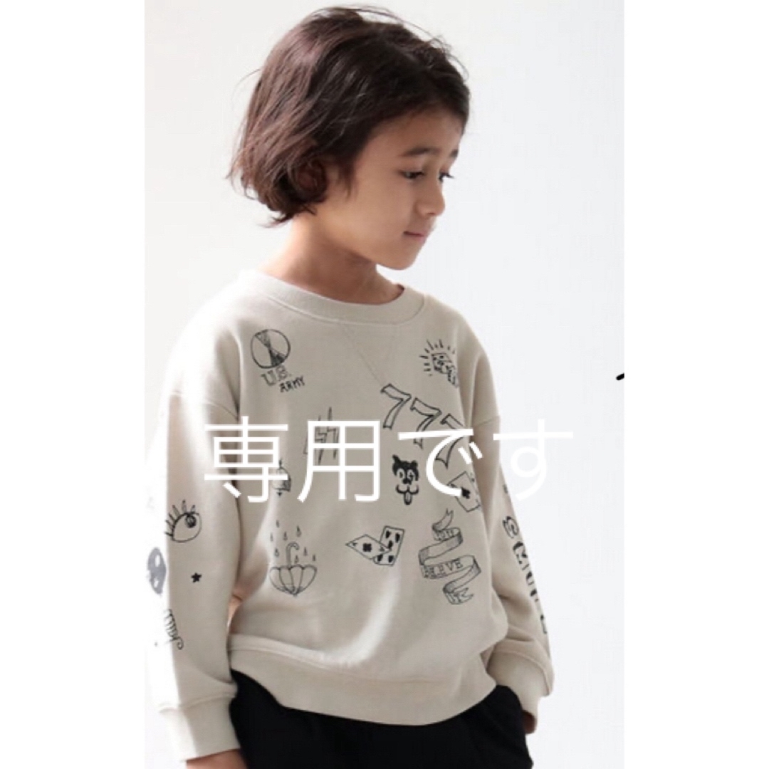 BEAMS(ビームス)の水通しのみ B:MING by BEAMS メモリアルプリントスウェット 100 キッズ/ベビー/マタニティのキッズ服女の子用(90cm~)(Tシャツ/カットソー)の商品写真