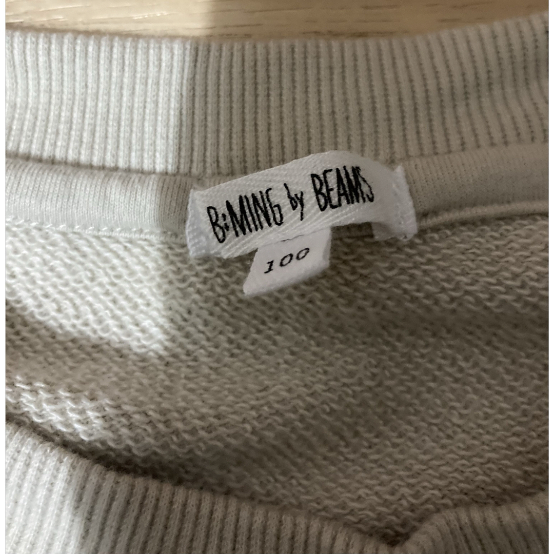 BEAMS(ビームス)の水通しのみ B:MING by BEAMS メモリアルプリントスウェット 100 キッズ/ベビー/マタニティのキッズ服女の子用(90cm~)(Tシャツ/カットソー)の商品写真