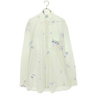 ヴェトモン(VETEMENTS)のヴェトモン  23AW  Scribbled Jersey Shirt UE54JS240W スクリブルジャージー長袖シャツ メンズ S(シャツ)