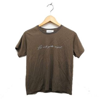 シンプリシテェ(Simplicite)のシンプリシテェ SIMPLICITE プリント Tシャツ 半袖 クルーネック(Tシャツ(半袖/袖なし))