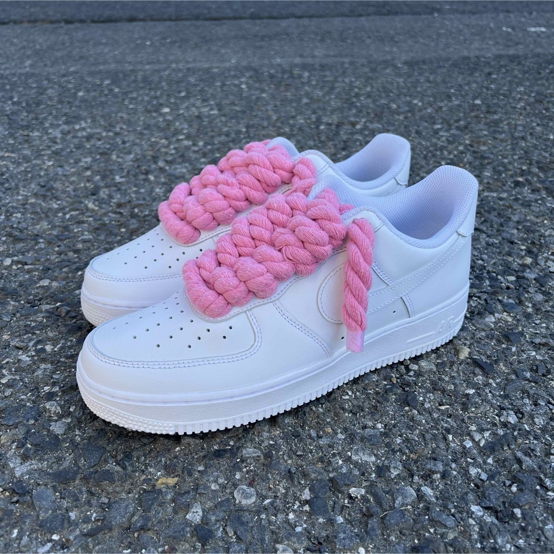 NIKE(ナイキ)のNIKE AIR FORCE1 ロープカスタムスニーカー メンズの靴/シューズ(スニーカー)の商品写真