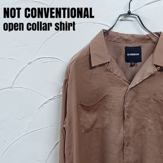 ノットコンベンショナル(NOT CONVENTIONAL)のNOT CONVENTIONAL/ノットコンベンショナル オープンカラー シャツ(シャツ)