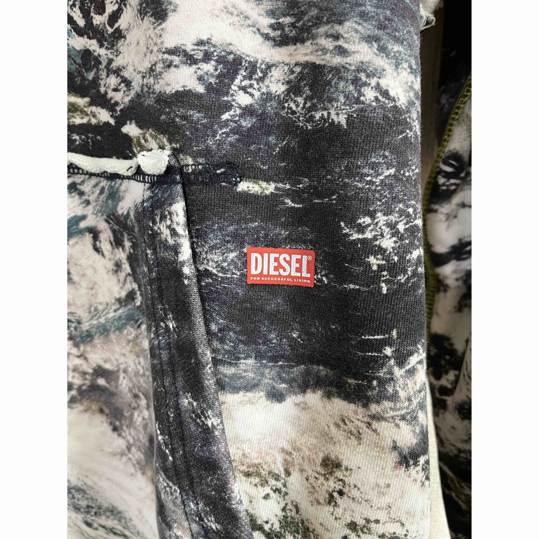 DIESEL - DIESEL S-Pay-Hood-L1 プラネットカモフラージュパーカー Sの