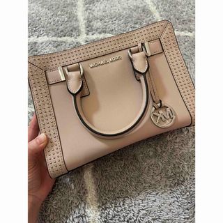 マイケルコース(Michael Kors)のマイケルコース　ハンドバック　ピンク　美品(ハンドバッグ)