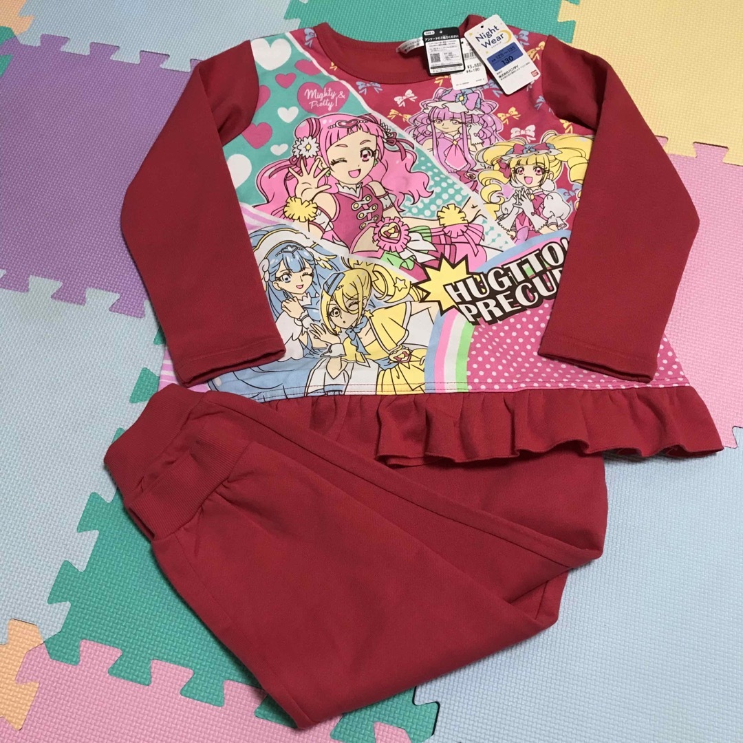 BANDAI(バンダイ)のプリキュア 光るパジャマ キッズ/ベビー/マタニティのキッズ服女の子用(90cm~)(パジャマ)の商品写真