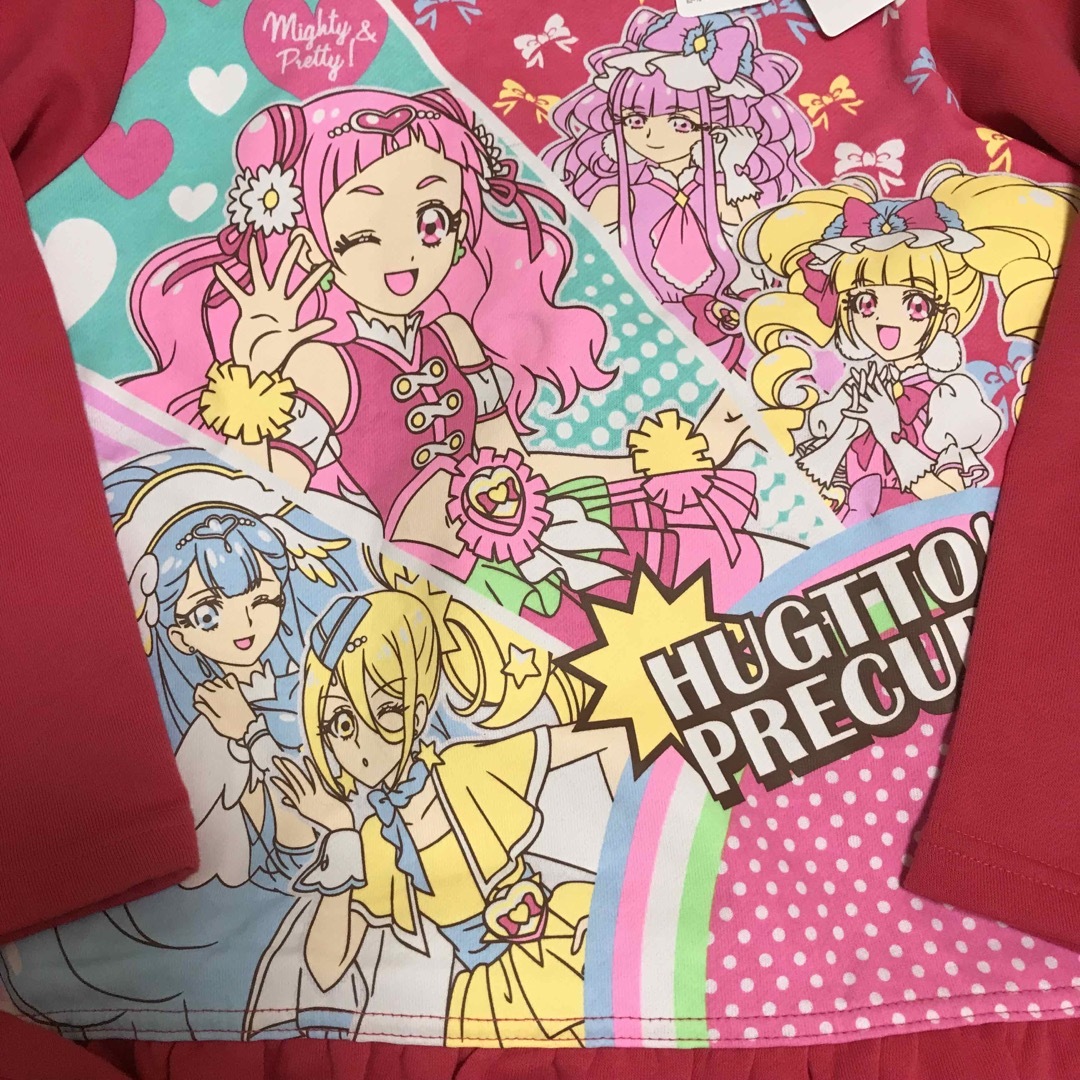 BANDAI(バンダイ)のプリキュア 光るパジャマ キッズ/ベビー/マタニティのキッズ服女の子用(90cm~)(パジャマ)の商品写真