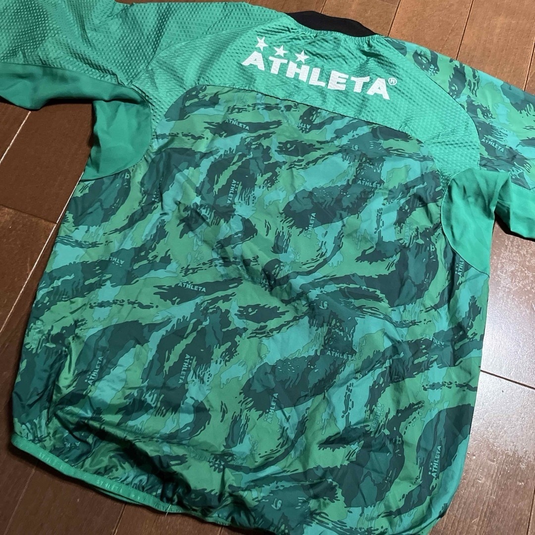 ATHLETA(アスレタ)の出品取りげ予定！値下げ⭐︎美品☆一回のみ着用アスレタ ピステ上下セット160cm スポーツ/アウトドアのサッカー/フットサル(ウェア)の商品写真