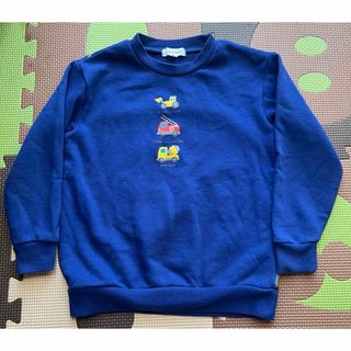 サンカンシオン(3can4on)の3カン4オン 働く車　トレーナー　110(Tシャツ/カットソー)