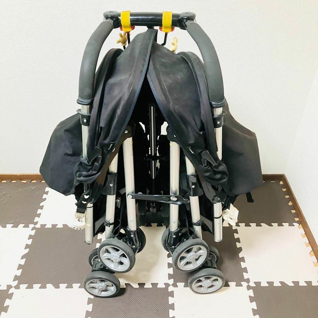 combi - Combi コンビ ツインスピン 二人乗りベビーカー ブラック 双子