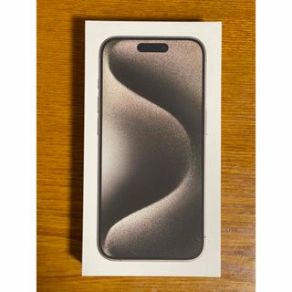 アイフォーン(iPhone)のiPhone 15 Pro 128GB ナチュラルチタニウム(スマートフォン本体)