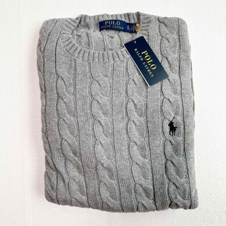 POLO RALPH LAUREN - ラルフローレン ケーブルニットコットンセーター 