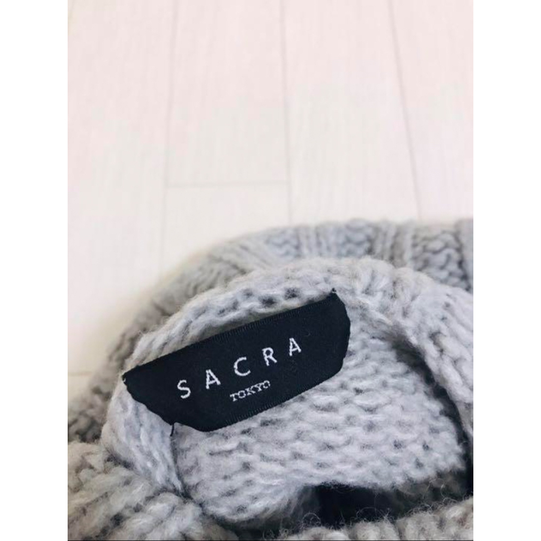 SACRA(サクラ)のお値下げ マルティニーク サクラ SACRA TOKYO ざっくりニット レディースのトップス(ニット/セーター)の商品写真