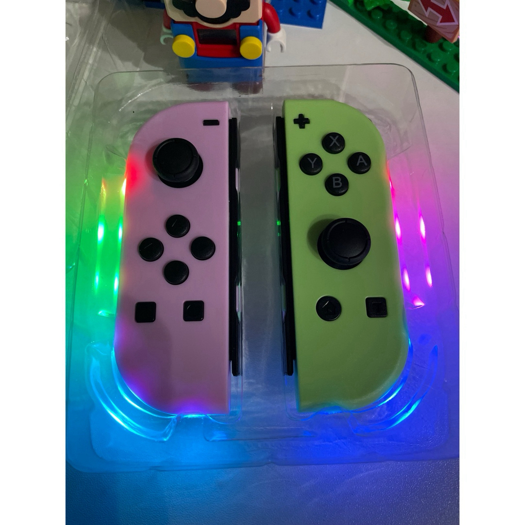Nintendo Switch(ニンテンドースイッチ)の【新品】ジョイコン パステルピンク　 LED搭載　Switch Joy-Con エンタメ/ホビーのゲームソフト/ゲーム機本体(その他)の商品写真