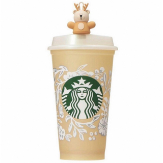 スターバックス(Starbucks)のスターバックス ベアリスタ キャップ ホリデーカラーチェンジ リユーザブルカップ(タンブラー)