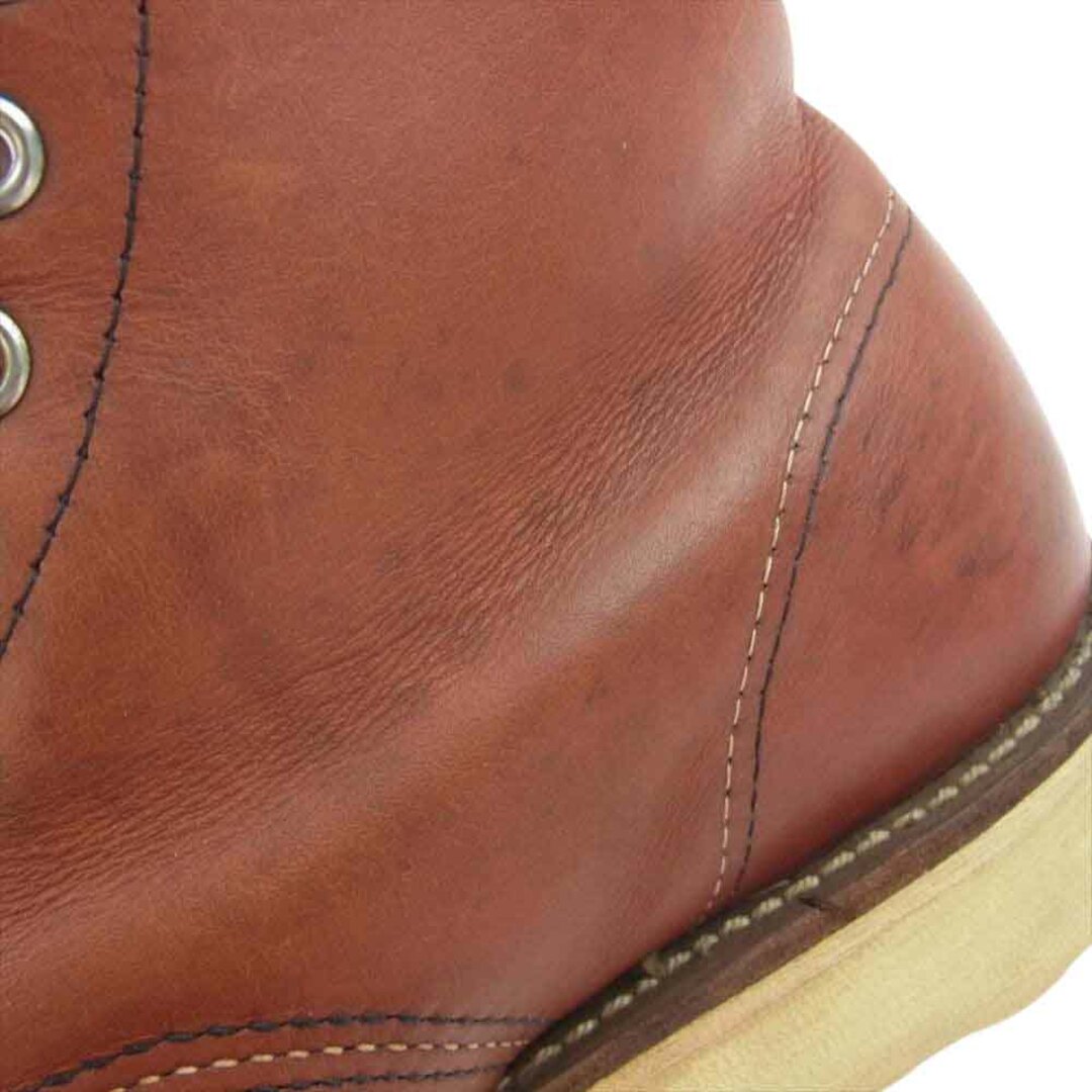 REDWING(レッドウィング)のRED WING レッドウィング ブーツ 8166 CLASSIC ROUND クラシック ラウンドトゥ ワーク ブーツ  オレンジブラウン系 8D【中古】 メンズの靴/シューズ(ブーツ)の商品写真