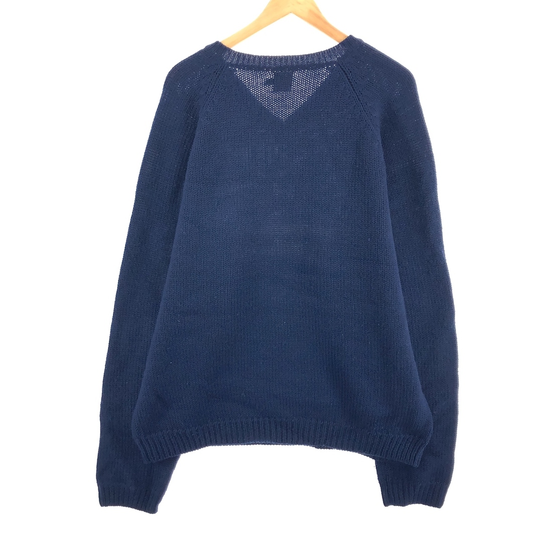 GAP(ギャップ)の古着 ギャップ GAP オールドギャップ ライン入り Vネック ウールニットセーター メンズXL /eaa396550 メンズのトップス(ニット/セーター)の商品写真