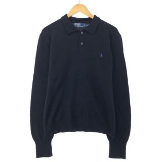 ラルフローレン(Ralph Lauren)の古着 ラルフローレン Ralph Lauren POLO by Ralph Lauren ラムウール ポロニットセーター メンズXL /eaa396548(ニット/セーター)