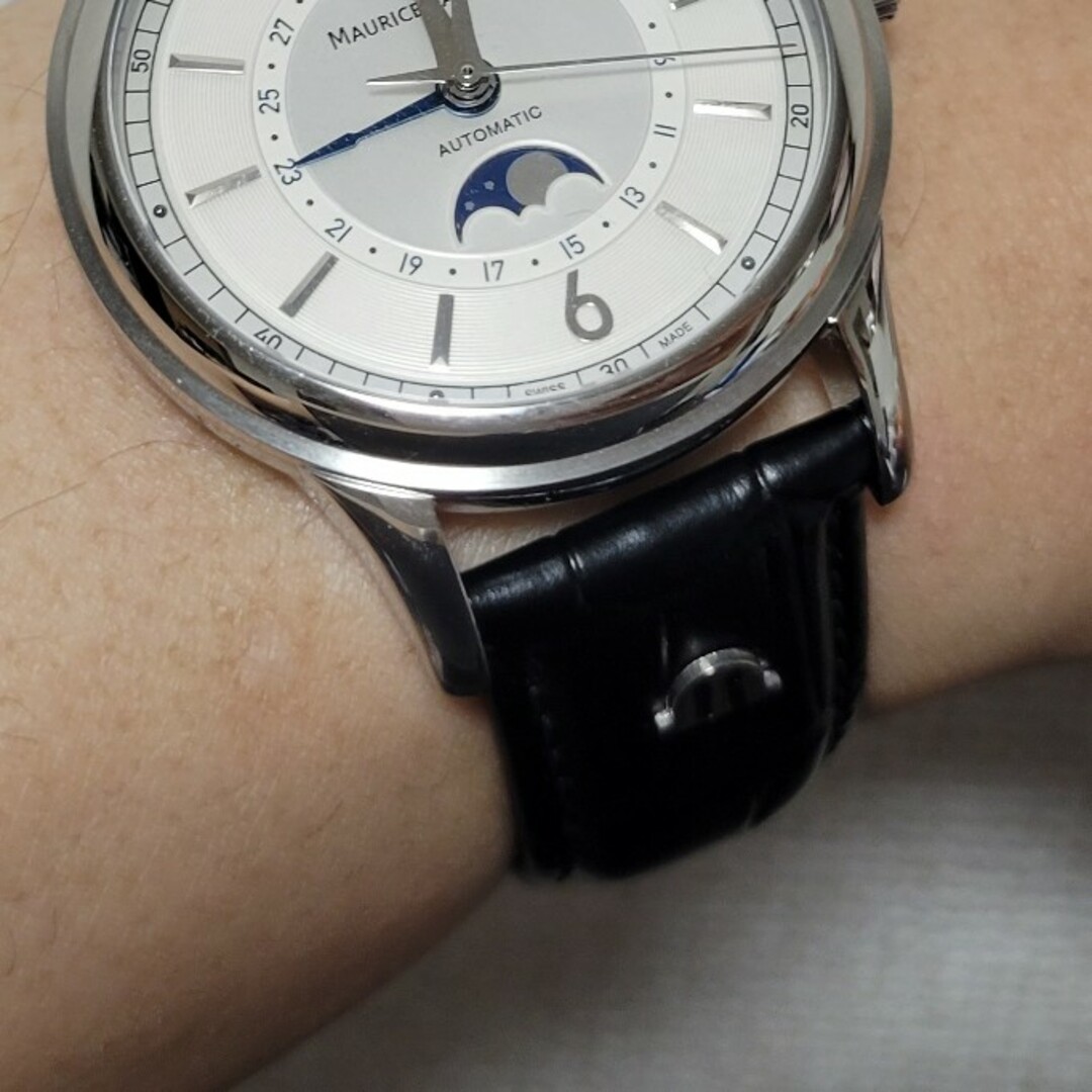MAURICE LACROIX(モーリスラクロア)のレザーベルト Dバックル メンズの時計(腕時計(アナログ))の商品写真