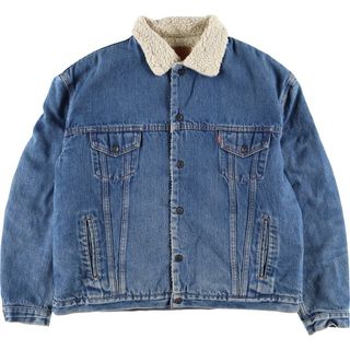 リーバイス(Levi's)の古着 80年代 リーバイス Levi's 5080217 デニムボアジャケット フランス製 メンズS ヴィンテージ /eaa396099(Gジャン/デニムジャケット)