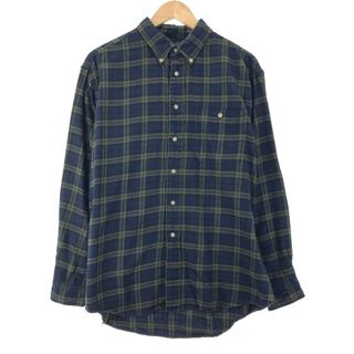 アロー(ARROW)の古着 アロー Arrow BLUE JEAN CO 長袖 ボタンダウン ライトネルチェックシャツ メンズL /eaa396513(シャツ)