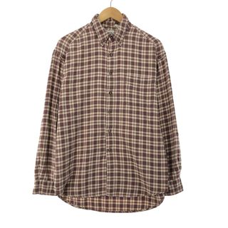 ギャップ(GAP)の古着 ギャップ GAP 長袖 ボタンダウン フランネルチェックシャツ メンズL /eaa396528(シャツ)