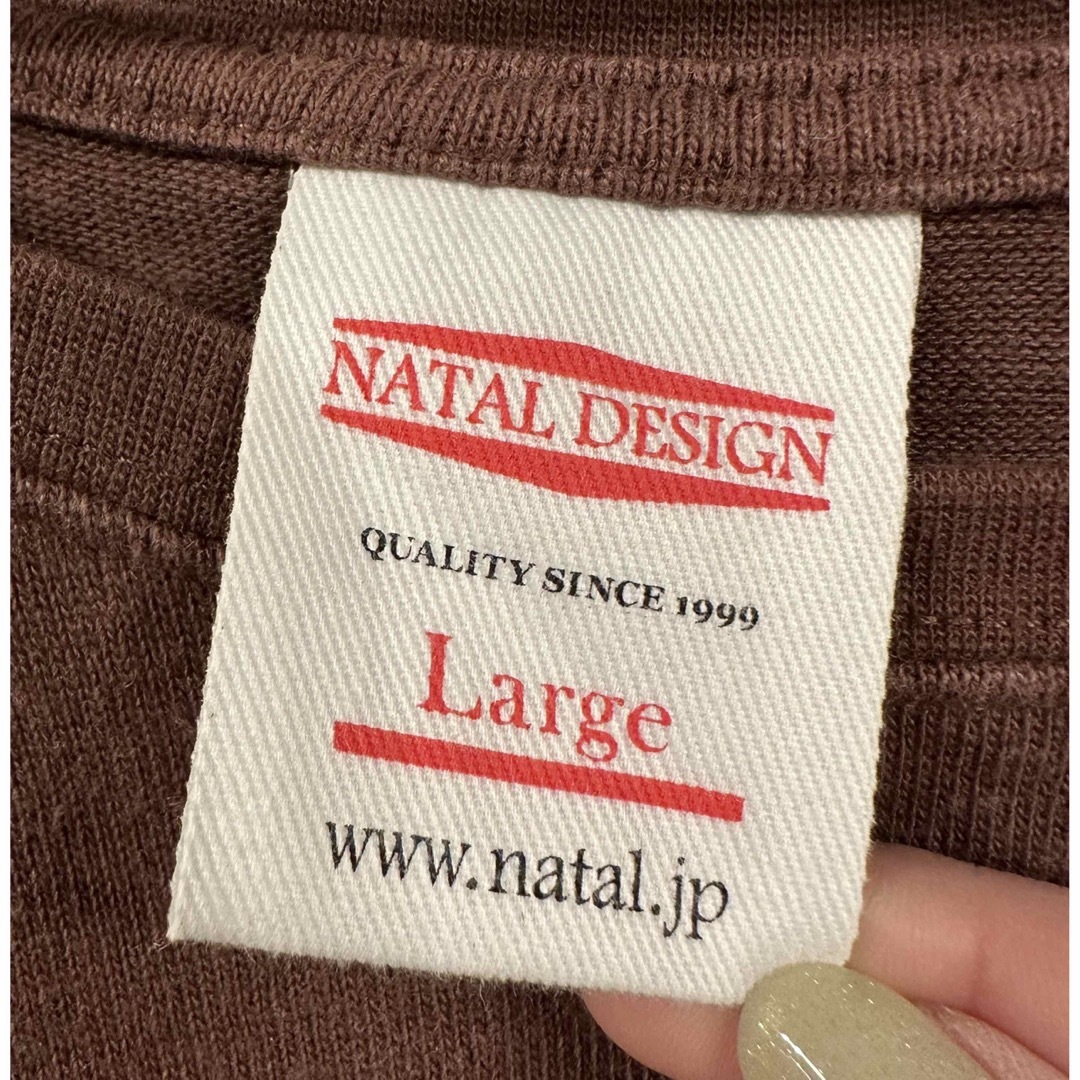 NATAL DESIGN(ネイタルデザイン)のHEMP LONG SLEEVE TEE WIDE AIOT! ver. メンズのトップス(Tシャツ/カットソー(七分/長袖))の商品写真