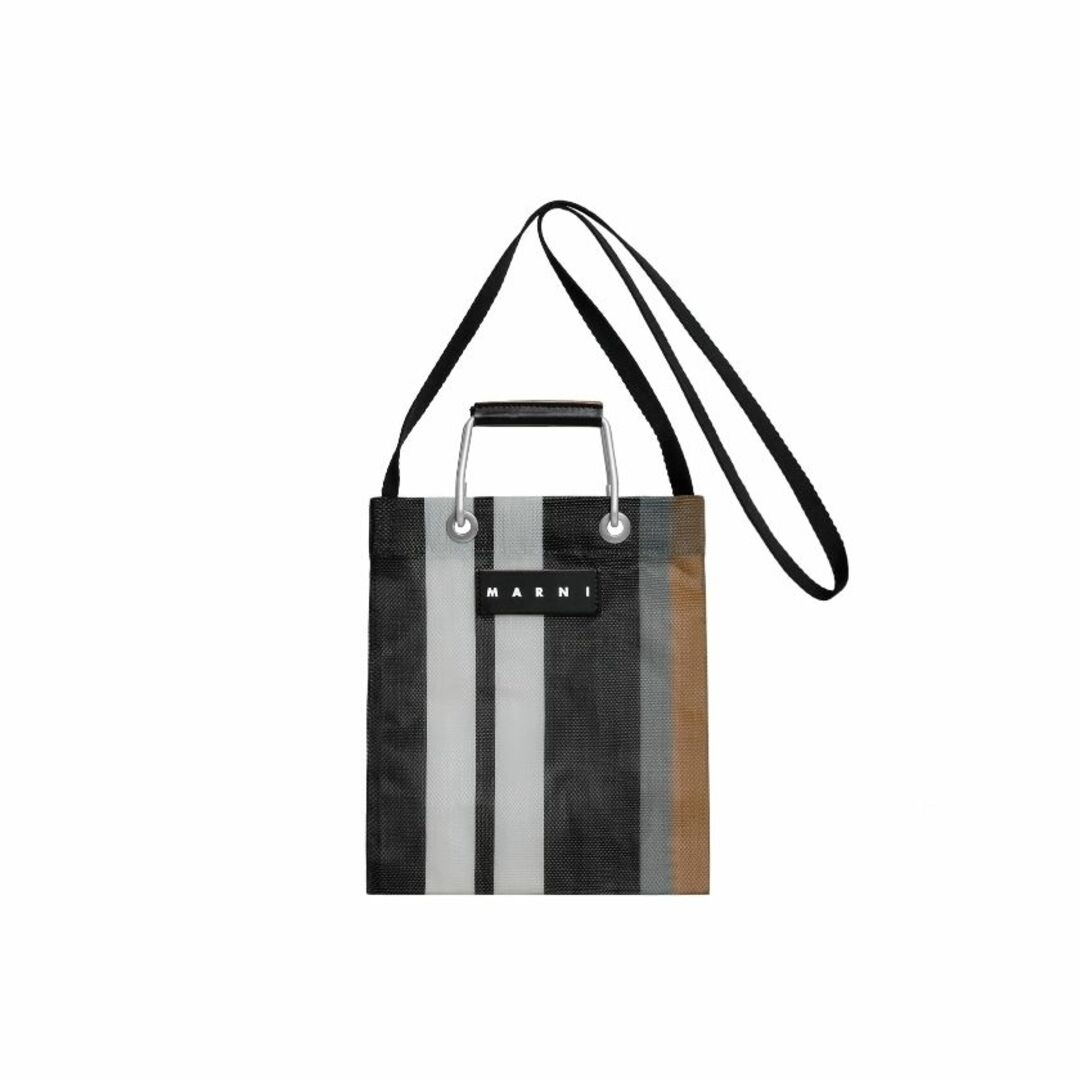 Marni(マルニ)のMARNI MARKET ストライプミニショルダーバッグ ソフトベージュ レディースのバッグ(ショルダーバッグ)の商品写真