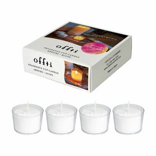 【人気商品】offti フレグランスカップキャンドル (ピュアリリー) 4個入り(その他)