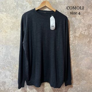 コモリ(COMOLI)のタグ付き COMOLI コモリ ウール天竺カットソー(ニット/セーター)