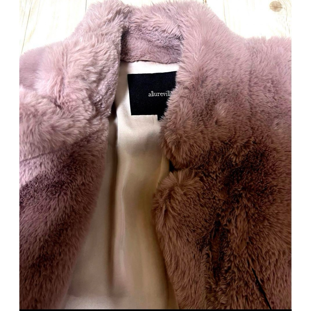 allureville(アルアバイル)のアルアバイルエコファーコート レディースのジャケット/アウター(毛皮/ファーコート)の商品写真