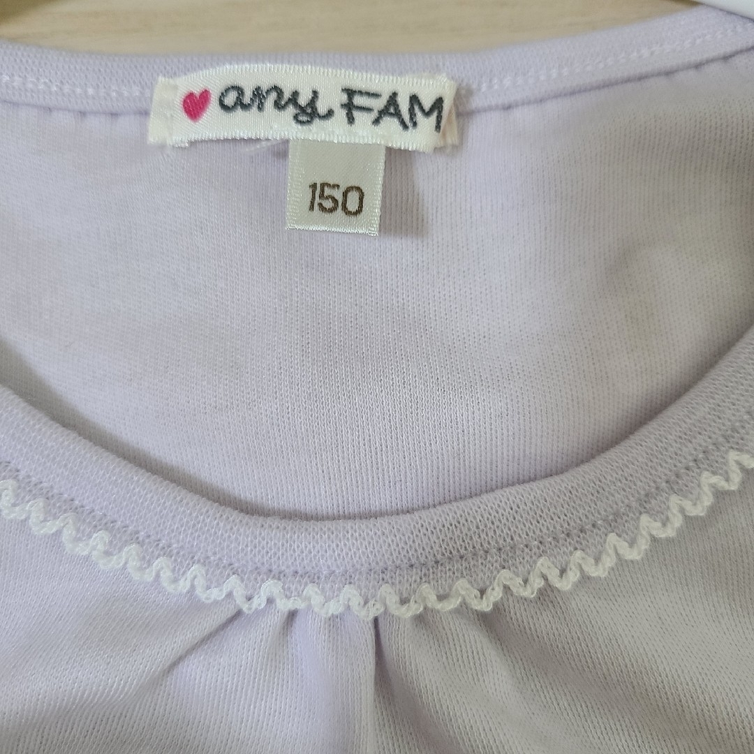 anyFAM(エニィファム)の★新品 anyFAM ねこ トップス 150cm キッズ/ベビー/マタニティのキッズ服女の子用(90cm~)(Tシャツ/カットソー)の商品写真