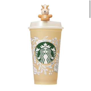 スターバックスコーヒー(Starbucks Coffee)のスターバックス ベアリスタ キャップ ホリデーカラーチェンジ リユーザブルカップ(タンブラー)