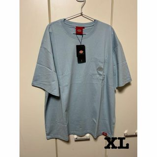 ディッキーズ(Dickies)の新品  Dickies  Tシャツ　シングルジャージ　ポケット　ブルー　XL(Tシャツ/カットソー(半袖/袖なし))