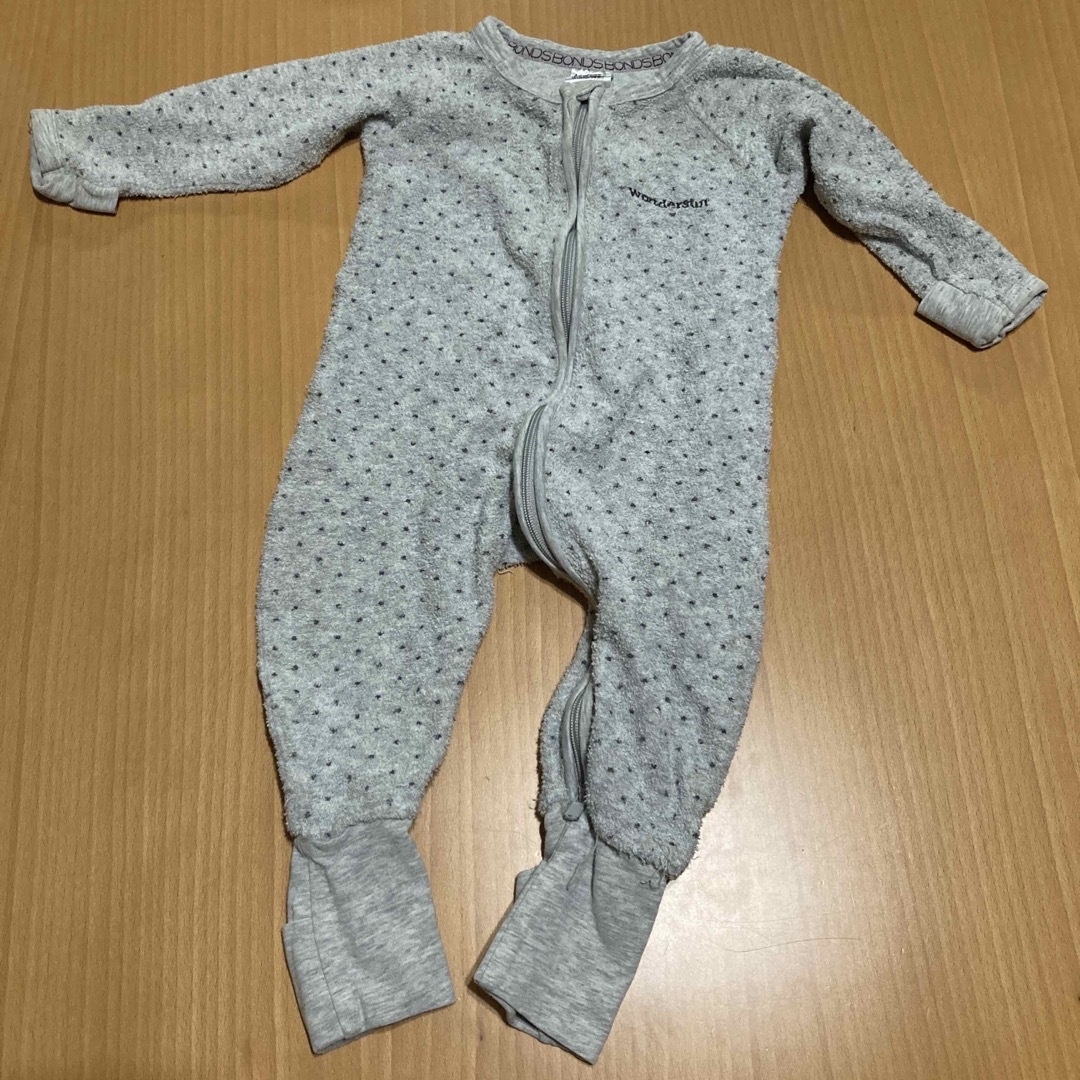 ボンズ　ワンダースーツ　カバーオール　長袖　3-6m ジップアップ キッズ/ベビー/マタニティのベビー服(~85cm)(カバーオール)の商品写真