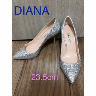 DIANA - 【新品】ダイアナ グレー グリッター パンプスの通販 by ...