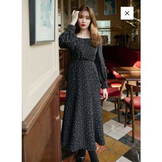 ハーリップトゥ(Her lip to)のherlipto Slit Sleeve Floral Print Dress(ロングワンピース/マキシワンピース)